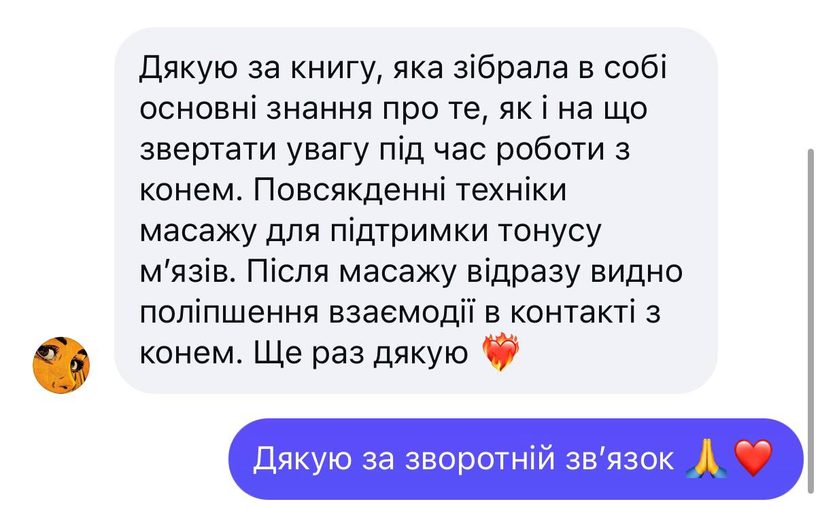 Скріншот повідомлення в Instagram